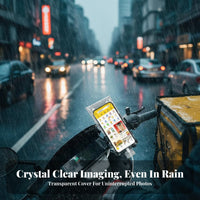 Touchscreen Compatible Rainproof Ph Single Case Charging Port Entry Waterproof Two-Wheeler Ph Single Mount Long-Lasting for Delivery Riders
