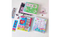 Hardcover Postcard Collection Album Safeguarding Postcard Holder Book Portable Card Holder Book Glossy for Stationery Lovers, Shelf, Desk