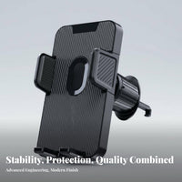 Air Vent Ph Single Holder Anti-Movement Car Vent Ph Single Holder Mobile Accessory Shockproof Design Stable Grip for Driving