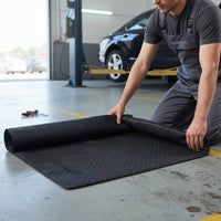 Foldable Car Repair Lying Mat Roll-up Padded Creeper Mat Water-Resistant Pad Compact for Garage