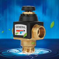 Brass Thermostatic Mixing Valve with Automatic Temperature Control