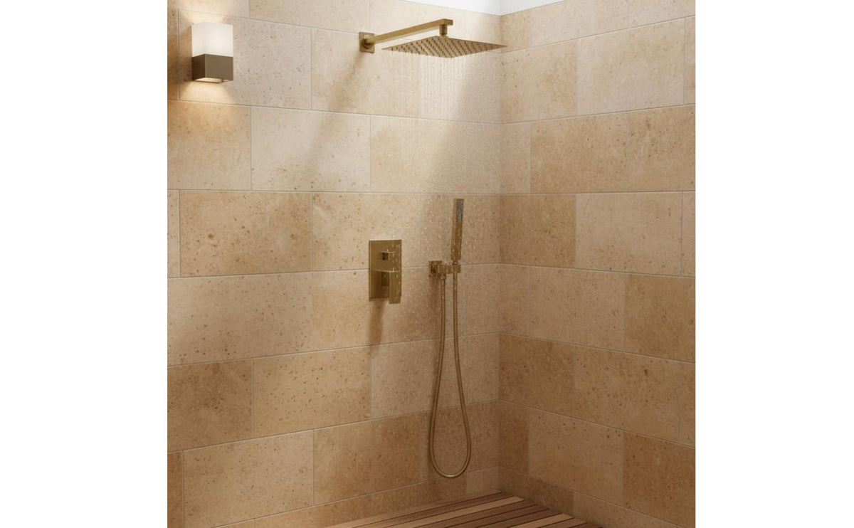 Concealed Shower Set with Solid Brass Body for Modern Bathrooms