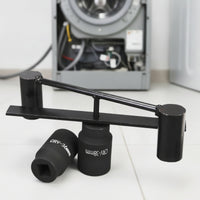 Tub Disassembly Wrench with Sockets Industrial Grade Washer Tub Wrench Heavy-Duty for Appliance Maintenance Hobbyists