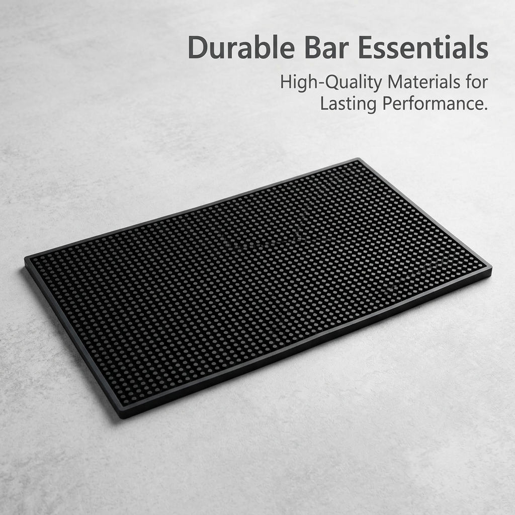 Service Mat for Food Service, Bar Mat for Bartenders, Textured Non Slip Bar Mat, Easy Clean Spill Mat