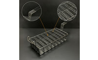 Taco Fryer Basket with Loop Handle Curved Fryer Basket Convenient Taco cover Holder for Food Service