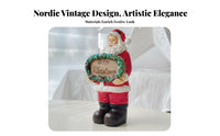 Wooden Letter Block Character Frosty Festival Scene these ornamentse Holiday Decoration for Homeowners