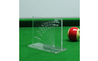 Printed Markings Billiards Angle Stand Transparent Angle Guide Board Acrylic Cue Target Practice Aid Tabletop