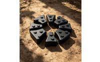 4 Pieces Vibration Damping Rear Wheel Damper Block Shock Absorbing Cush Drive Rubber Blocks