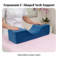 High-Elastic Sponge Eyelash Extension Pillow Soft Velvety Material U-Shaped Lash Pillow Skin-Friendly for Beauticians, Estheticians