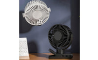 Portable Attach-on Fan Adjustable Attach-on 360-Degree Rotating fan° Rotating for Infant, Commuters, Pushchair