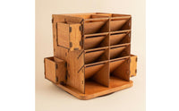 Rotating Art Supply Organizer Large Capacity Compartment Desk Organizer