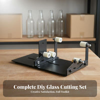 Glass Bottle Cutter Kit Cuts Various Shapes Glass Bottle Cutter Versatile Use for Crafters, Hobbyists, Workshop, Art Studio, Craft Room