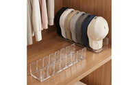 Acrylic Baseball Cap Organizer Clear Baseball Cap Display Stand Upright Hat Rack Tabletop for Teens