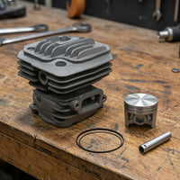 48mm Cylinder Kit with Piston Stable Operating Temperature Cylinder Head with Piston Finned Part Heat Dissipation for Mechanics