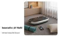 Fitness Vibration Base with Handles Music Motion Plate Exercise Machine Low-Profile Design Fitness Oscillator Exercise Machine for Home Gym