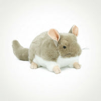 Chinchilla Stuffed Toy Soft Chinchilla Stuffed Animal Stuffed Toy with Tail Furry Cuddly for Children, Desk Decoration