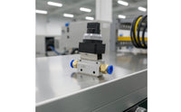 Aluminum Alloy Pneumatic Valve with Button Compact Push Button Valve Momentary 13mm Thread for Automation Projects