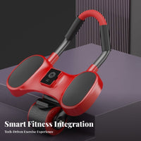 Automatic Return Ab Wheel Ergonomic Design Automatic Return Abdominal Wheel Abdominal Exercise Wheel Non-Slip Grip for Adults