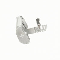 Shifter Lever Featuring Plus Symbol Aluminum Alloy Paddle Shifter Machined Thumb-Control Controller for Riders