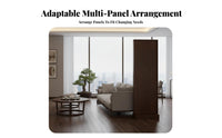 New Chinese and design complimentarystanding Panel Screen Modern and Simple Multi-Panel Standing separater Builtintegrated display Shelves Room separater for Homeowners, Interior Decorators, Office Workers, Entryway, Bedroom, Studio Apartment