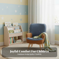 Removable and easy to clean Cover creatureShaped Floor Sofa With Armrests Plush animal Sofa Chair Foam Filled Kids Armchair Lowheight Design for Toddlers, Preschoolers, Girls, Bedroom, storytime corner, Playroom, Living Room
