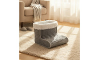 Electric Foot Warmer Gentle Foot Warmer Boot Electric-Powered Heated Boot for Home, Desk, Sofa