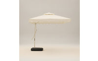 Cantilever Offset Patio Umbrella Square Cantilever Patio Umbrella Layered Vented Top for Poolside, Garden