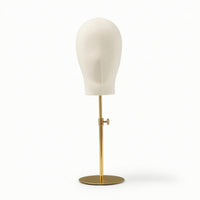 Mannequin Head with Stand Adjustable Mannequin Head Professional Long-Lasting for Retailers, Retail Store, Studio