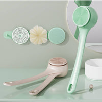 Electric Body Brush with Interchangeable Heads Rotating Electric Bath Brush Body Scrubber with Interchangeable Heads Waterproof