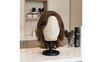 Mannequin Head with Stand Pedestal-Mounted Hat Display Stand Professional Hat Display Head for Shop Owners