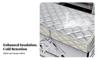 Energy Saving Chest Freezer Insulation Cover Waterproof Freezer Insulated Cover Thickened Design for Families, Supermarkets, Garages, Garage