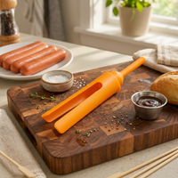Manual Skewering Tool Narrow Slot Sausage Skewer Holder Plastic