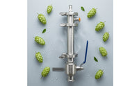 Stainless Steel Dry Hopper with Tri-Clamp Sanitary Hop Dropper Purgeable Hardware for Homebrewers