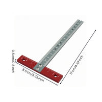 Engraved Graduations T-Square Ruler Centimeters and Millimeters Metric Marking Ruler