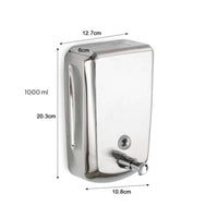 Wall Mounted Soap Dispenser Stainless Steel for Hotels