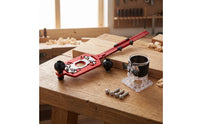 Router Base with Positioning Ruler Router Circle Cutting Jig Wear-Resistant Tool for Woodworkers, Carpenters, Workshops