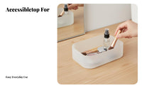 Lidless Makeup organizer Minimalist Design Organizer Tray multi-purpose Use for Students