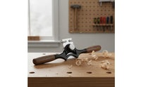 Ergonomic Wooden Handles Concave Bottom Hand Plane Adjustable Blade Depth Curved Sole Spokeshave Ductile Iron Body Wood Shaping Plane Long-Lasting for Carpenters, Woodworkers, DIY Enthusiasts, Workshop