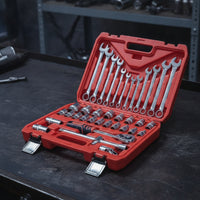 Automotive Repair Tool Kit Alloy Steel for Tools Socket Wrench Set with Case 72-Tooth Ratchet Wrench Set for Vehicle Owners, Garage