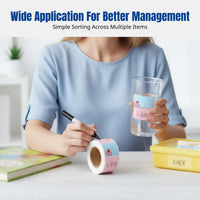 Cartoon Name Stickers, Waterproof, Tear-Resistant, Handwriting Labels, No-Residue, Cute Creature, School, Mug, Book, Kids