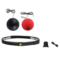 Improves Reaction & Speed Boxing Reflex Ball All Skill Levels Head-Mounted Rebound Ball Long-Lasting for Boxers, Beginners, Workout