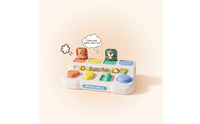 Cause-and-Effect Spring-up-up Animal Toy Interactive Animal Spring-up-up Toy Tactile Fine-Motor for Toddlers, Babies, Preschoolers, Playroom, Daycare, Travel
