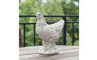 Chicken Figurine Farmhouse Cockerel Figurine Hand-Painted for Collectors