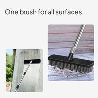 Stainless Steel Long Handle Floor Scrub Brush