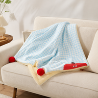 Dog Cat Blanket, Small Size, Washable, Fleece Fabric, Soft, Pet Blanket, All-Season Use