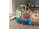 Handmade Handbag Shaped Drinking Glass Unique Design Purse Shaped Vase High Clarity Glass Purse Cup Heat Resistant for Wedding