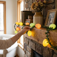 Easter Egg String Light Battery Operated Cracked Egg Decorative Light Flexible Wire Easter for Kids, Families, Bedroom, Panes, Garden, Indoor and Outdoor