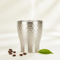 280 ml Double Wall Coffee Tea Cup Shatterproof Stainless Steel Cup Rustproof Stainless Steel Tumbler for Travel, Outdoor, Camping