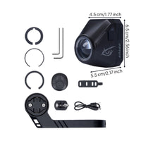 Anti-Glare Bike Headlight Quick Release Cycle Headlamp Waterproof for Dark Roads
