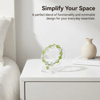 Clear Acrylic Bracelet Display Stand, Single Tier Jewelry Holder, Retail for Counter, Transparent Organizer Rack